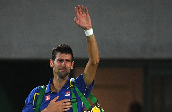  Djokovic đẫm lệ trong ngày mở màn quần vợt đơn nam Olympic